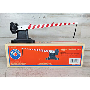 Lionel Manual Crossing Gate 6-24248 O Scale Model Train Accessories 2011 w/ Box